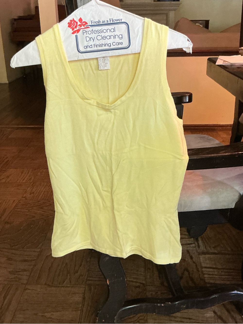 bloom Lemon Yellow Scoop Neck Tank Top